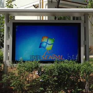 寶雞某社區(qū)戶外廣告機(jī)項目